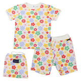 Cotton PJs Flower Print Cloud SS24