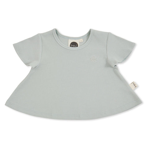 Sage Rib Flutter Tee SS24