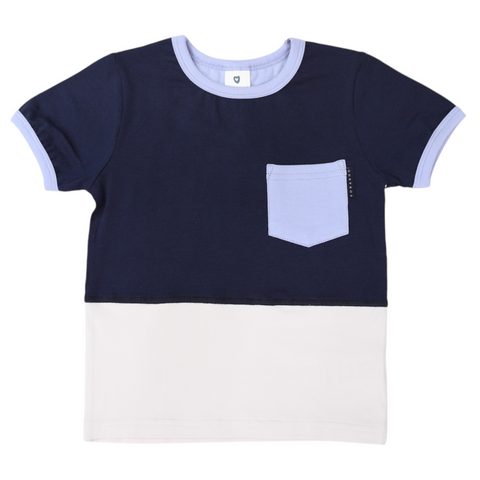 Contrast Tee Navy SS24