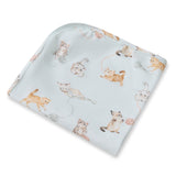 Kittens Organic Jersey Wrap & Beanie Set