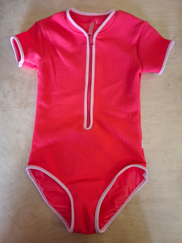 Essentials Paddlesuit- Hot Pink AW25
