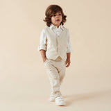Finley Linen Pants - Sand AW25