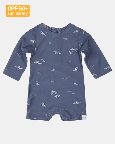 Swim Baby Onesie Long Sleeve Classic- Whales SS24