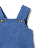 Brilliant Blue Organic Waffle Overall AW24