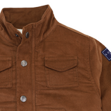 Sherpa Lined Cord Jacket- Chestnut AW25