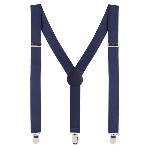 Bradley Boys Suspenders - Navy AW25