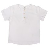 Henley Tee White SS24