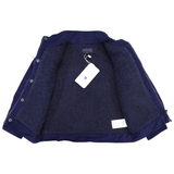 Sherpa Lined Cord Jacket- Navy AW25