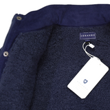 Sherpa Lined Cord Jacket- Navy AW25