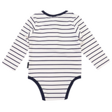 Striped Bodysuit- Navy AW25