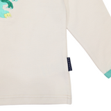 T-REX Applique Tee- Beige AW25