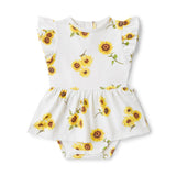 Sunflower short sleeve organic Dress SS24