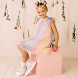 RAINBOW SPARKLE TWIRL DRESS SS24