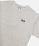 The Camino Tee- Grey Marle/navy SS24