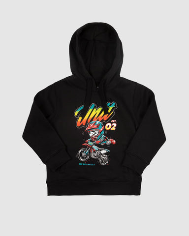 Circuit Kids Fleece Hoodie Black AW25