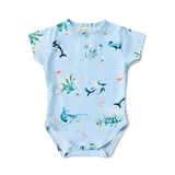 Blue Ocean Short Sleeve Organic Bodysuit SS24