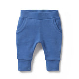 Brilliant Blue Organic Waffle Pant AW24