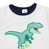 T-REX Applique Tee- Grey AW25