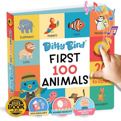 Ditty Bird Baby Sound Book: First 100 Animals