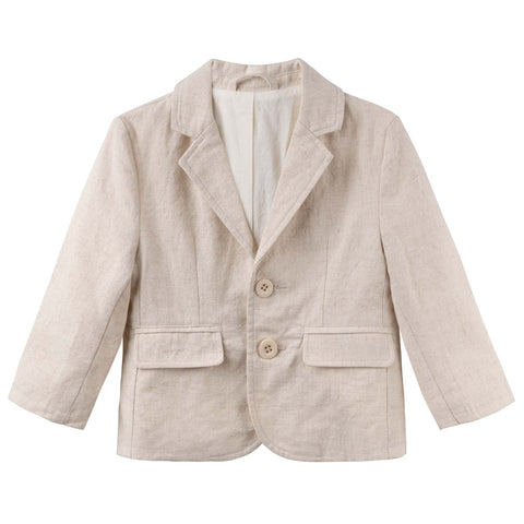 Finley Linen Jacket - Sand AW25