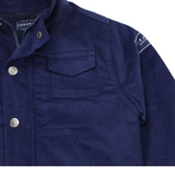 Sherpa Lined Cord Jacket- Navy AW25