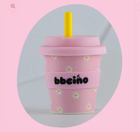 Daisy in Pink babycino cup