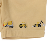 Trucks and Diggers Embroidered  Twill Short Sand SS24