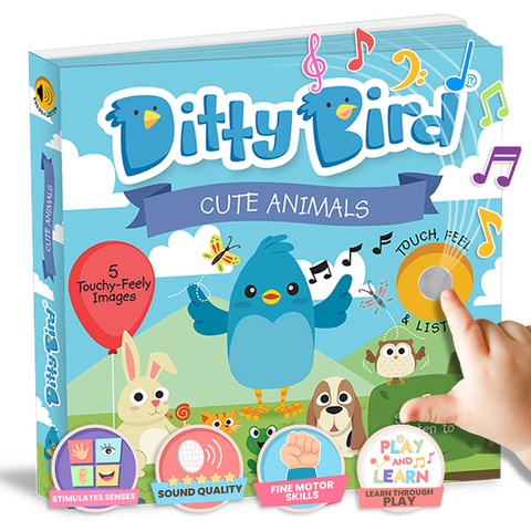 Ditty Bird Sound Book: First Sensory Cute Animals