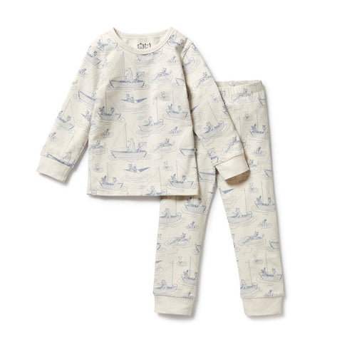 Sail Away Long Sleeved Pyjamas AW24