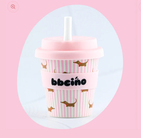 Dash in Pink babycino cup