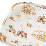 Diggers & Tractors Organic Jersey Wrap & Beanie Set