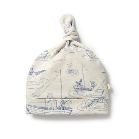 Sail Away Organic Knot Hat AW24