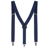 Bradley Boys Suspenders - Navy AW25