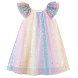 RAINBOW SPARKLE TWIRL DRESS SS24