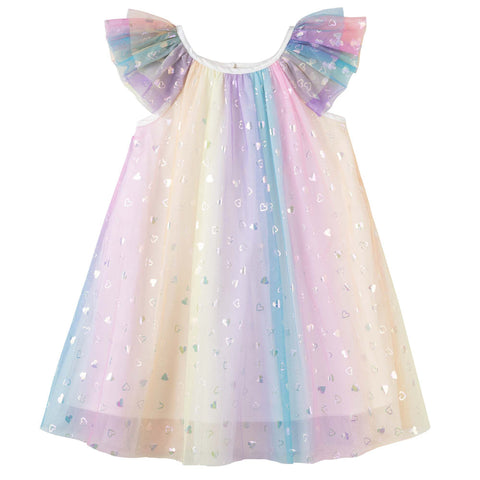 RAINBOW SPARKLE TWIRL DRESS SS24