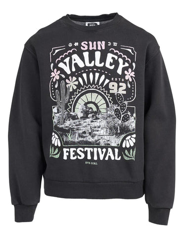 Sun Valley Crew- wash black AW25
