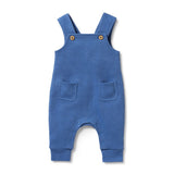 Brilliant Blue Organic Waffle Overall AW24