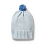 Bluebell Fleck Knitted Hat- Bluebell Fleck AW24