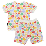 Cotton PJs Flower Print Cloud SS24