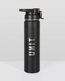 Unit Water Bottle 750ml Black SS23