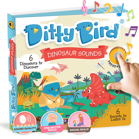 Ditty Bird Baby Sound Book: Dinosaur Sounds