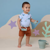 Blue Ocean Short Sleeve Organic Bodysuit SS24