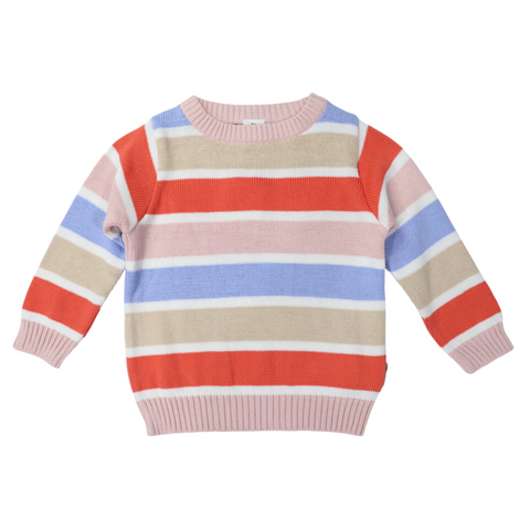 Knit Sweater Pink Stripe SS24