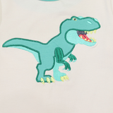 T-REX Applique Tee- Beige AW25
