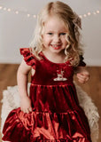 Red Velvet Prancer Dress SS24