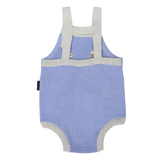 Trucks & Diggers Embroidered Knit Sunsuit Blue SS24