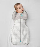 Swaddle Up Stage 1 Warm 2.5Tog- White Dreamer