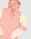 Crest Youth Pullover Hoodie- Peach Pink AW25