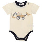 Digger Appliqued Bodysuit Beige SS24