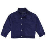 Sherpa Lined Cord Jacket- Navy AW25